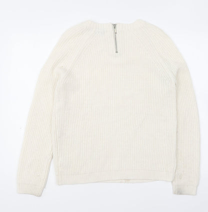Womens UK Size 10 Dorothy Perkins Beige Pullover Jumper