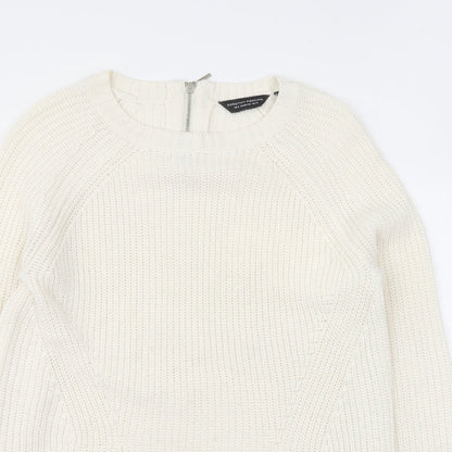Womens UK Size 10 Dorothy Perkins Beige Pullover Jumper