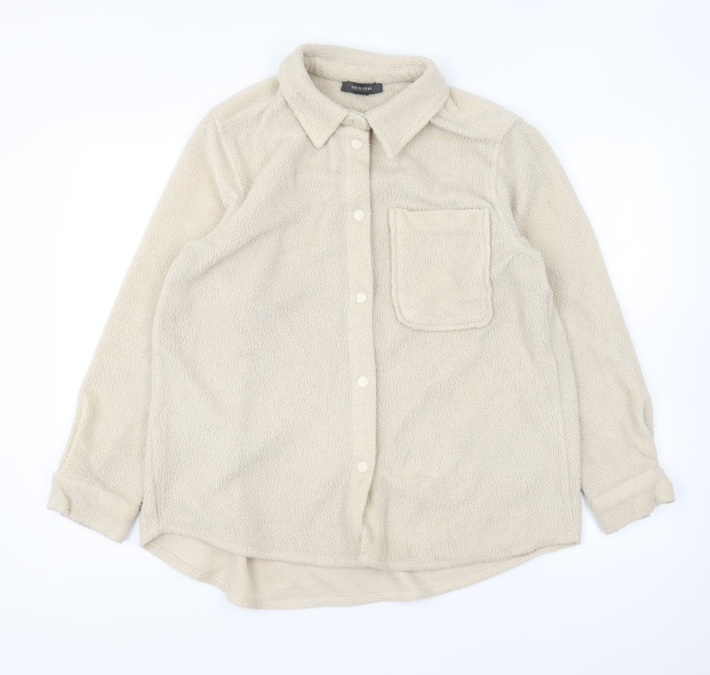 Primark Womens Beige Jacket Size 8 Button
