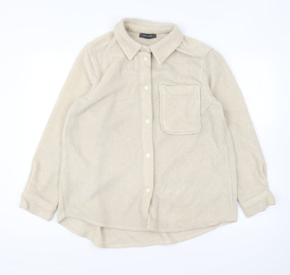 Primark Womens Beige Jacket Size 8 Button