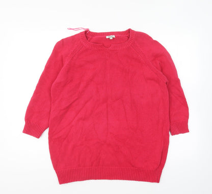 Womens UK Size L NEXT Pink Pullover Jumper