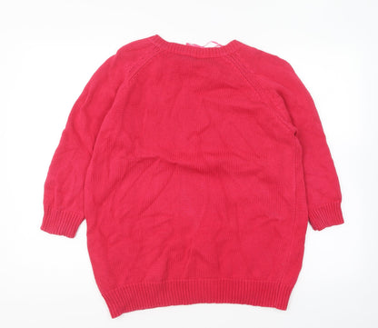 Womens UK Size L NEXT Pink Pullover Jumper
