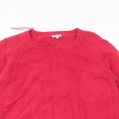 Womens UK Size L NEXT Pink Pullover Jumper