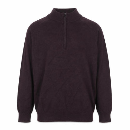Mens UK Size L Threadbare Purple Pullover Jumper