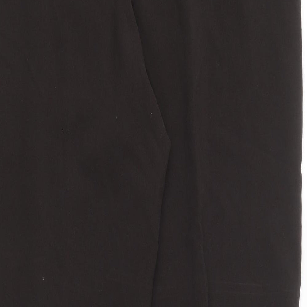 Autonomy Womens Brown Polyester Trousers Size 12 L26 in Regular