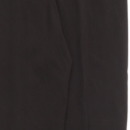 Autonomy Womens Brown Polyester Trousers Size 12 L26 in Regular