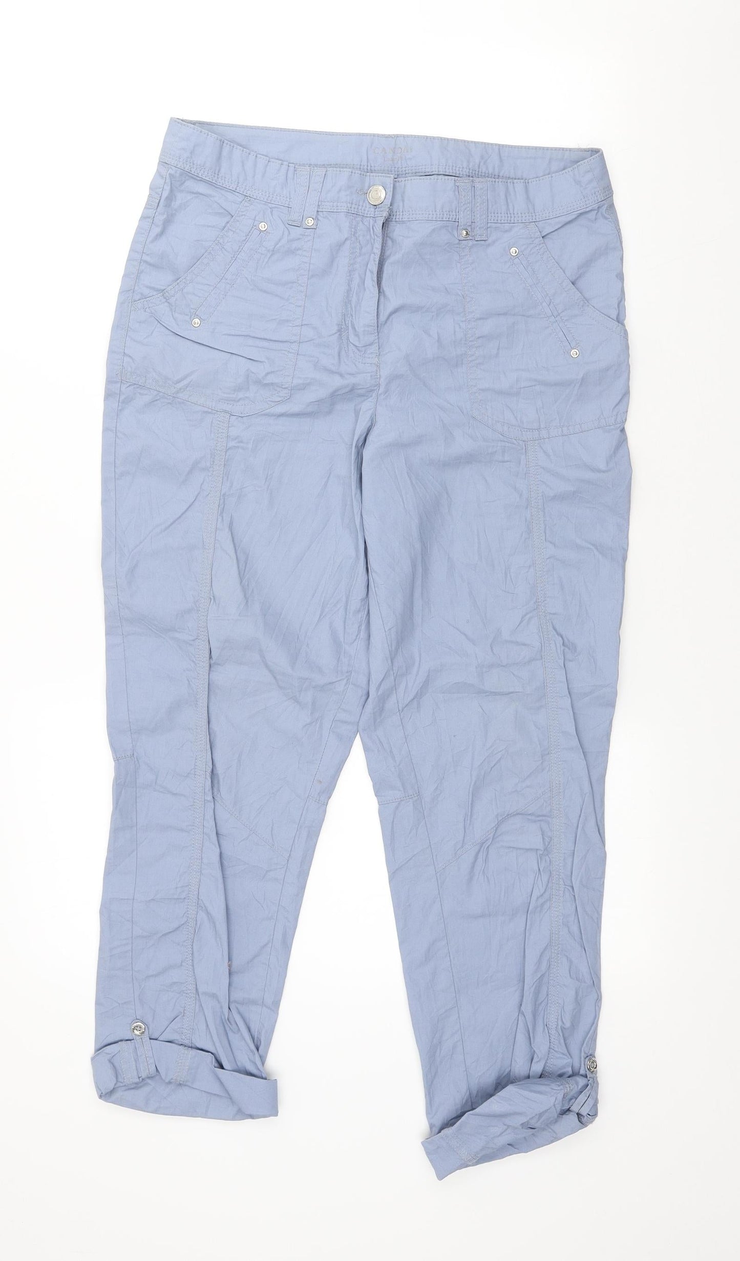 Womens UK Size 8 Canda Regular Fit  Blue Trousers