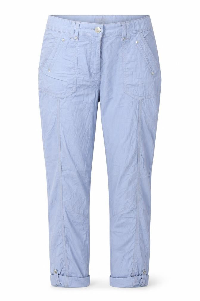 Womens UK Size 8 Canda Regular Fit  Blue Trousers
