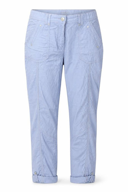 Womens UK Size 8 Canda Regular Fit  Blue Trousers