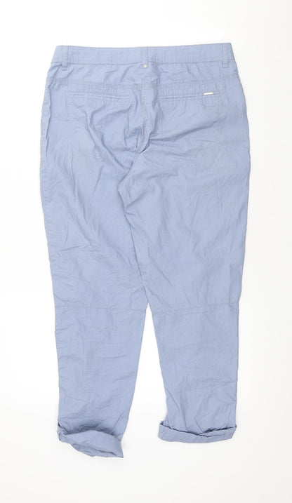 Womens UK Size 8 Canda Regular Fit  Blue Trousers