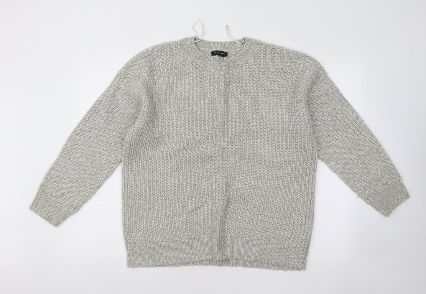 Womens UK Size S New Look Green Pullover Jumper
