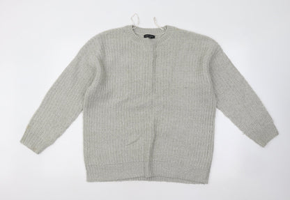 Womens UK Size S New Look Green Pullover Jumper