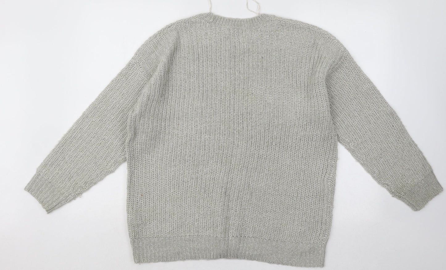 Womens UK Size S New Look Green Pullover Jumper