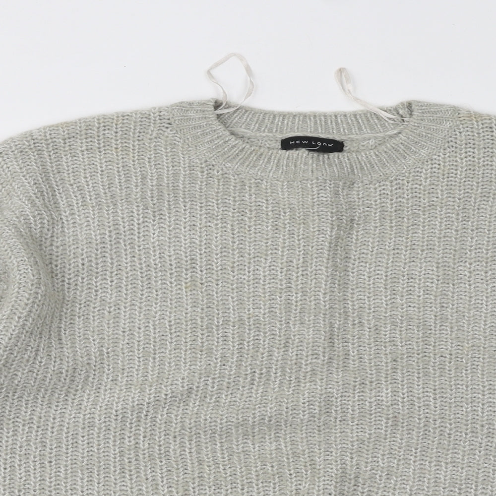 Womens UK Size S New Look Green Pullover Jumper