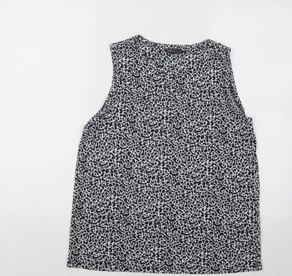 Womens UK Size 10 Marks and Spencer Black Basic Tank