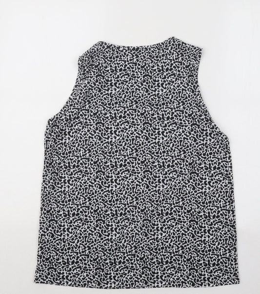 Womens UK Size 10 Marks and Spencer Black Basic Tank