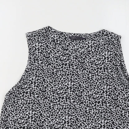 Womens UK Size 10 Marks and Spencer Black Basic Tank