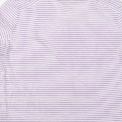 Womens UK Size L espirit Purple Basic T-Shirt