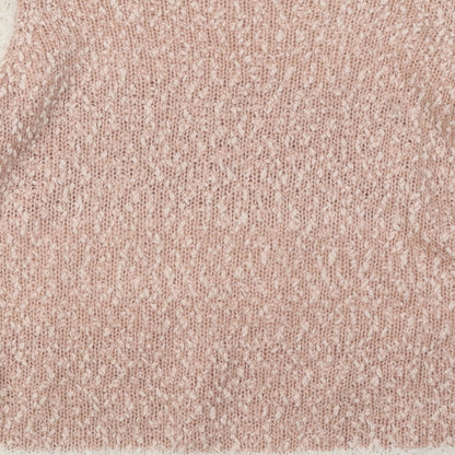 F&F Womens White Boat Neck Striped Polyester Pullover Jumper Size 8