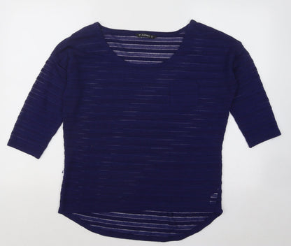 Womens UK Size M Dunnes Stores Blue Pullover Jumper