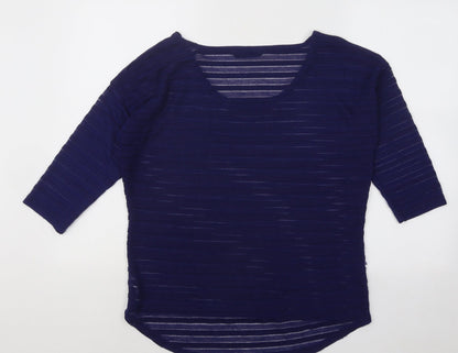 Womens UK Size M Dunnes Stores Blue Pullover Jumper