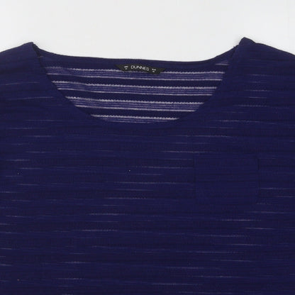Womens UK Size M Dunnes Stores Blue Pullover Jumper