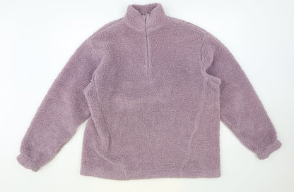 Womens UK Size XS ASOS Purple Pullover Sweatshirt