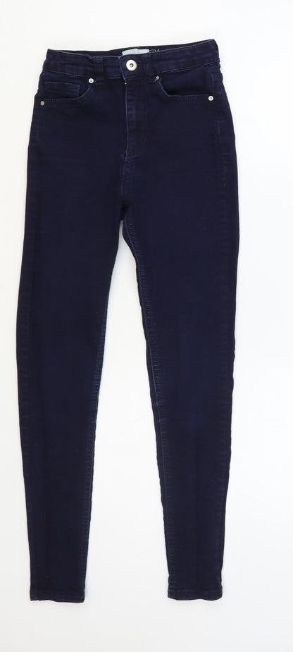 Womens UK Size 8 Savida Regular Fit Skinny Blue Jeans