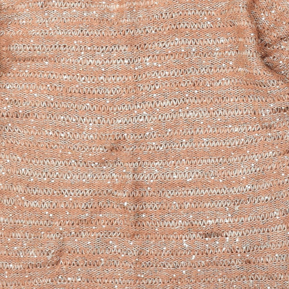 George Womens Pink Roll Neck Acrylic Pullover Jumper Size 14