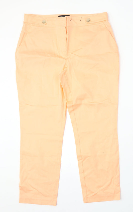 Womens UK Size 12 Dorothy Perkins Regular Fit  Pink Trousers