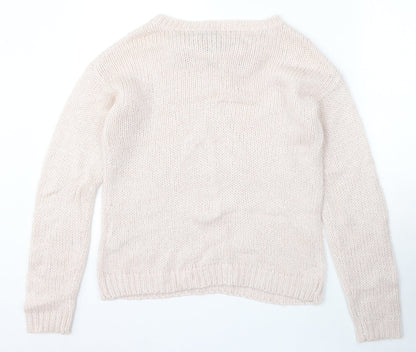 Womens UK Size 14 New Look Beige Pullover Jumper