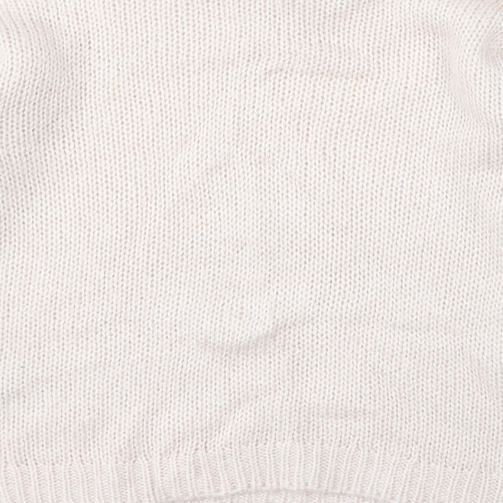 Womens UK Size 14 New Look Beige Pullover Jumper
