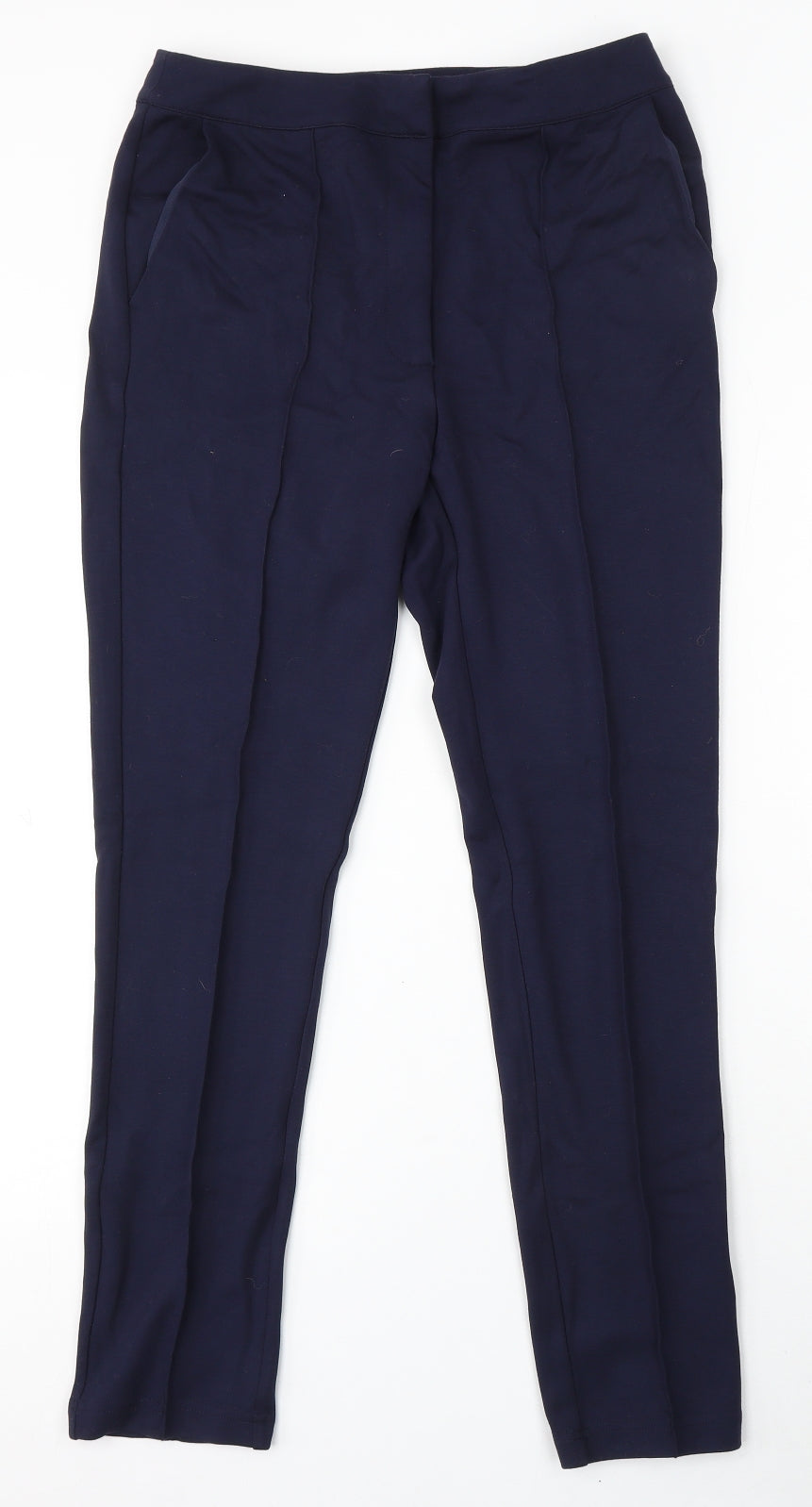 Womens UK Size 12 Warehouse Regular Fit  Blue Trousers