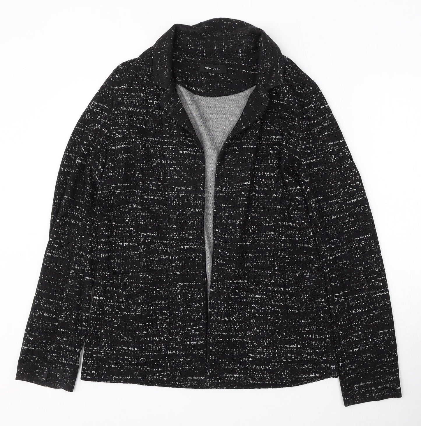 Womens UK Size 12 New Look Black Cardigan Jumper