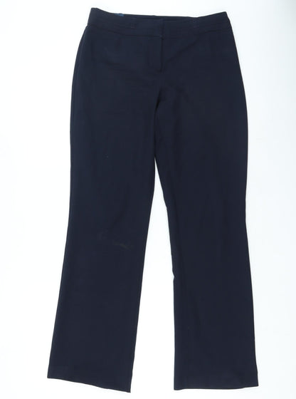 Womens UK Size 8 Dunnes Stores Regular Fit  Blue Trousers