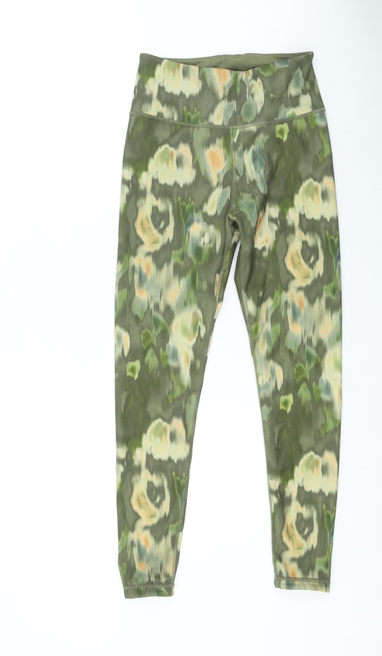 Womens UK Size XS Workout  Jegging Green Leggings