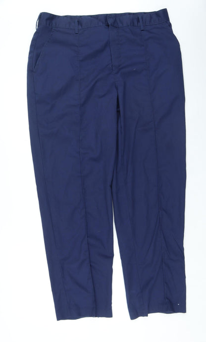 Womens UK Size 38 in Preworn Regular Fit  Blue Trousers