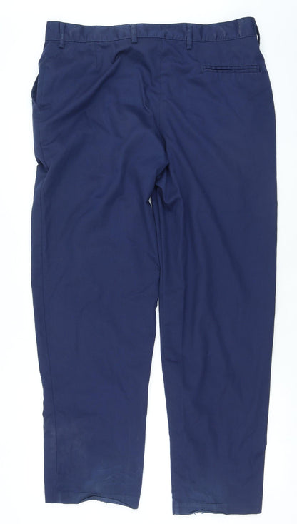 Womens UK Size 38 in Preworn Regular Fit  Blue Trousers