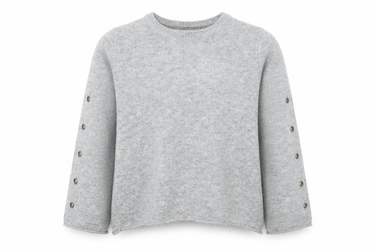 Womens UK Size M Papaya Grey Pullover Jumper