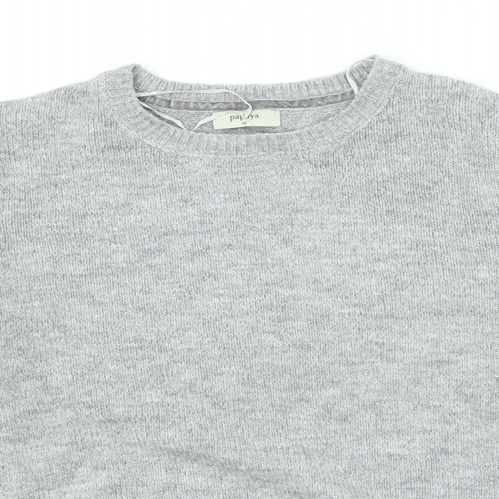 Womens UK Size M Papaya Grey Pullover Jumper