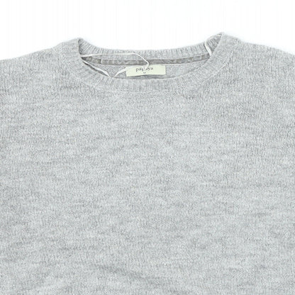 Womens UK Size M Papaya Grey Pullover Jumper