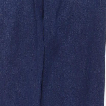 F&F Womens Blue Cotton Jegging Jeans Size 8 L27 in Regular