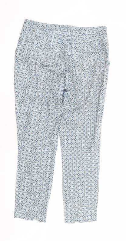 Womens UK Size 10 H&M Regular Fit  Blue Trousers