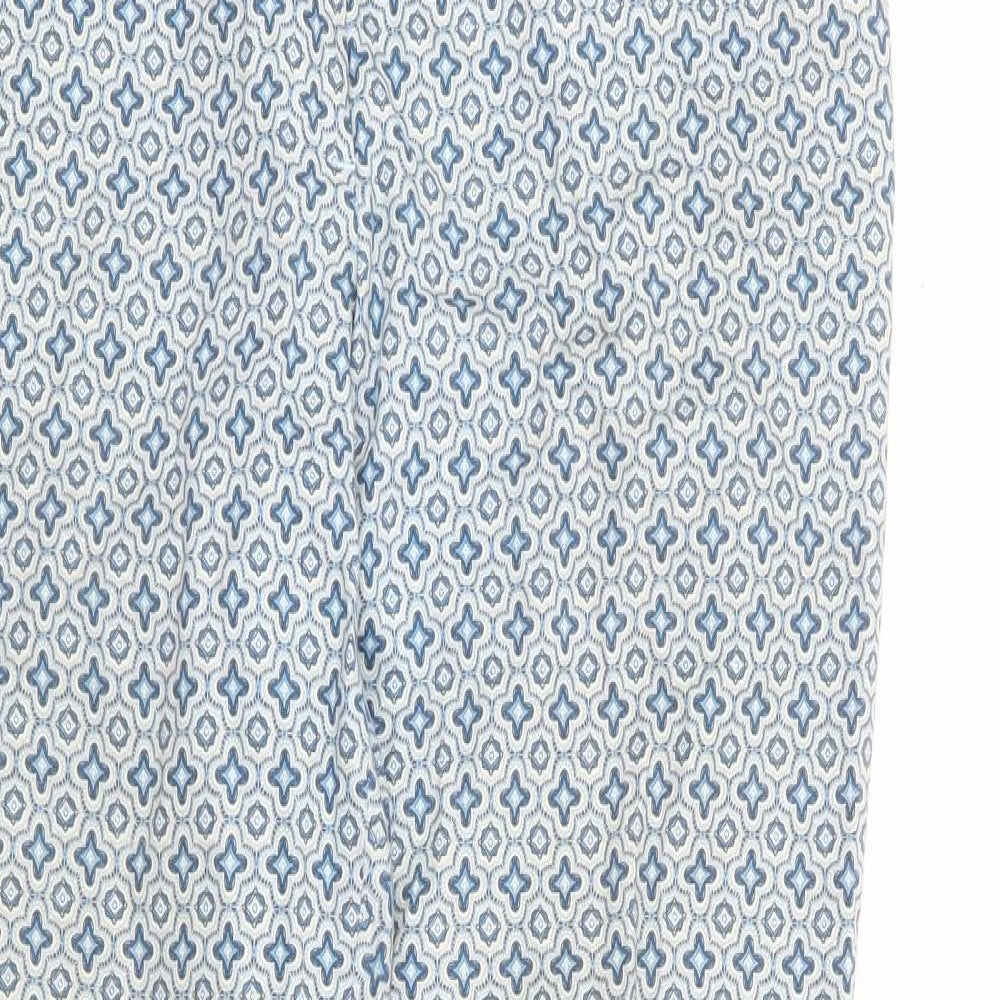 Womens UK Size 10 H&M Regular Fit  Blue Trousers