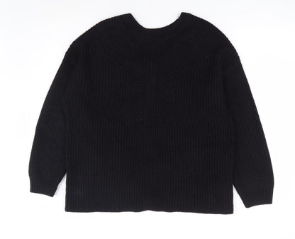 Womens UK Size 14 Dorothy Perkins Black Pullover Jumper
