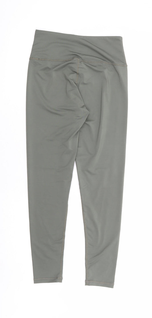 SheIn Womens Green Polyester Compression Leggings Size S L25 in Regular Pullover