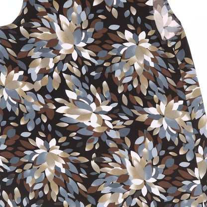 Womens UK Size 12 Preworn Multicoloured Tunic Tank