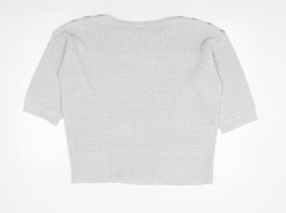 Womens UK Size L Wallis Grey Pullover Jumper