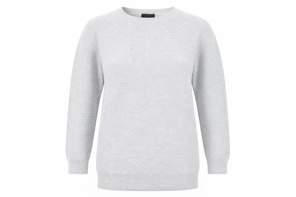 Womens UK Size 10 F&F Grey Pullover Jumper