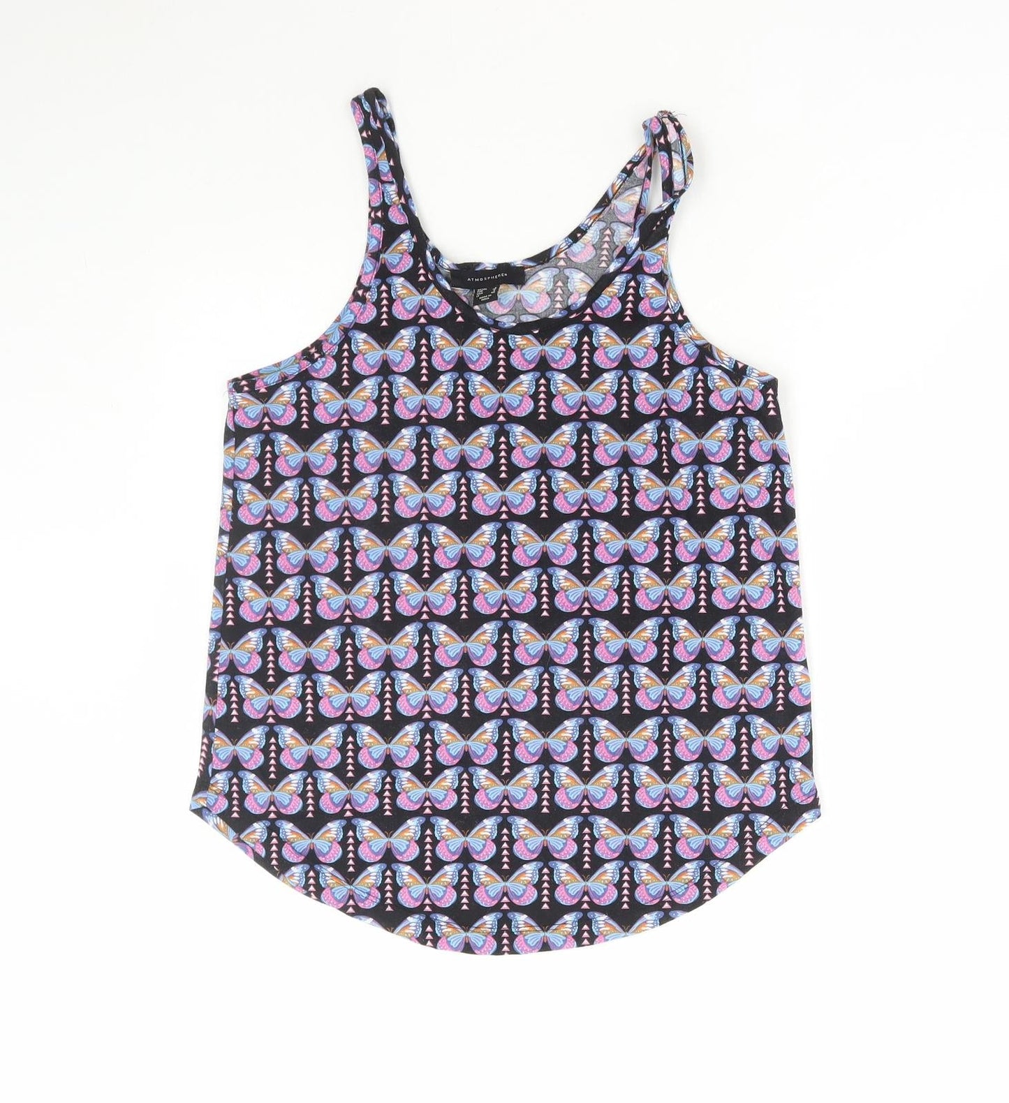 Womens UK Size 8 Atmosphere Multicoloured Basic Tank